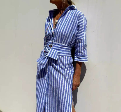 Robe Chemise Longue Femme  Style Chic Décontracté & Élégance Moderne