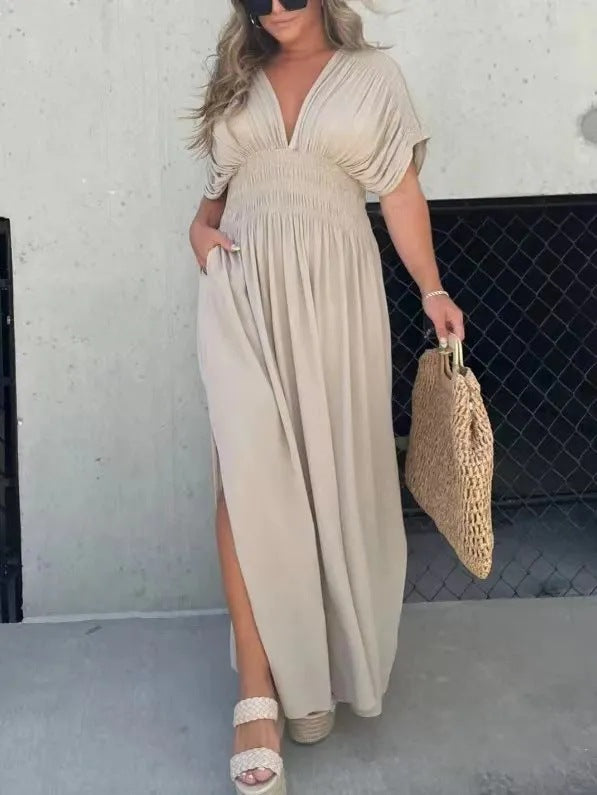 Robe Longue Noire Bohème Chic Femme Élégance Intemporelle et Confort Absolu