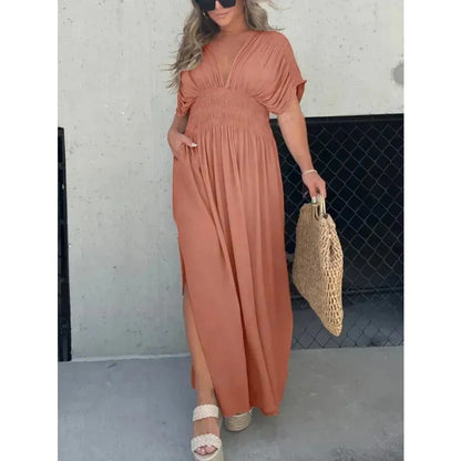 Robe Longue Noire Bohème Chic Femme Élégance Intemporelle et Confort Absolu