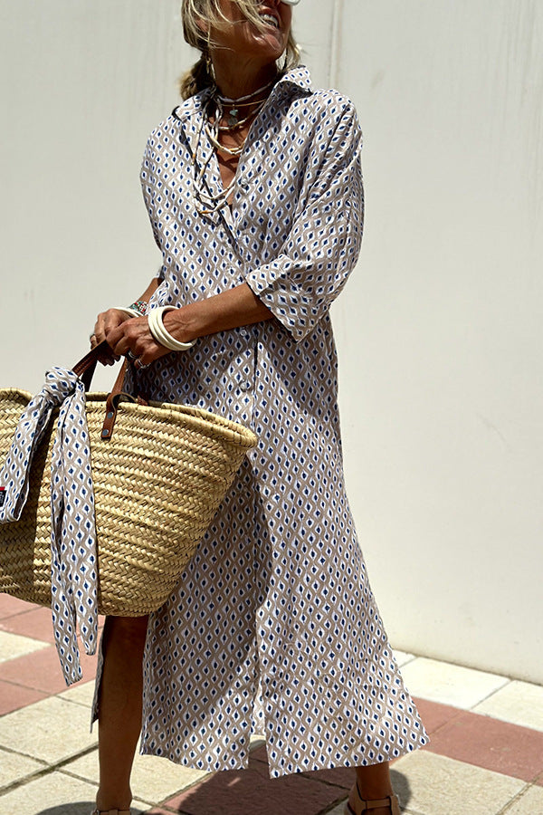 Robe Chemise Longue Femme  Style Chic Décontracté & Élégance Moderne
