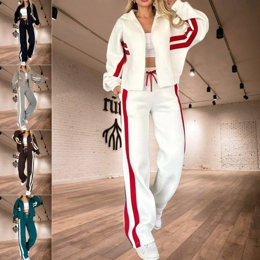 Ensemble de sport deux pièces blanc pour femme